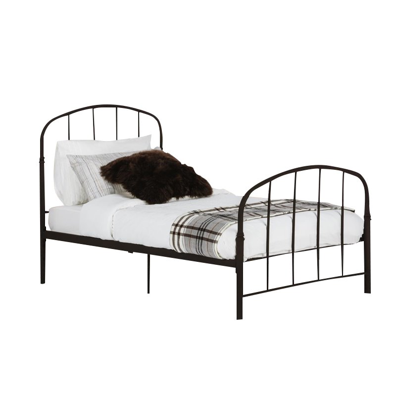 DHP Lafayette Platform Twin Bed in Bronze Metal Cymax Business