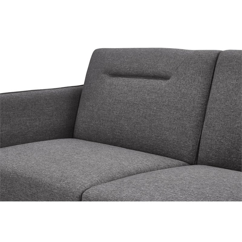 Convertible Sectional In Gray Linen 2136427   1540996 19 L 