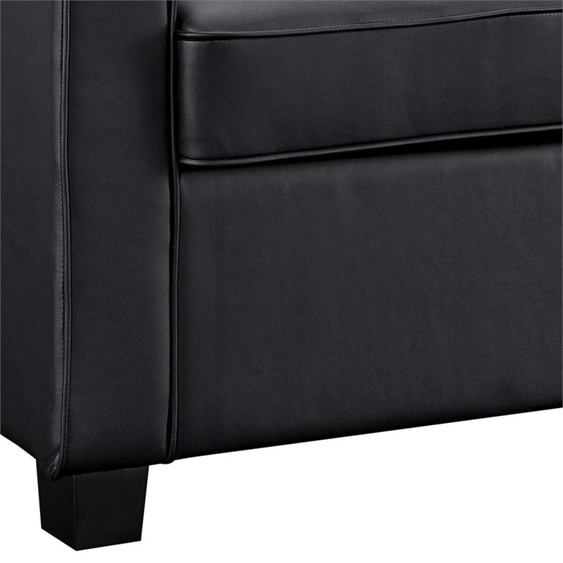 Faux Leather Sofa Bed With Mattress