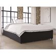DHP Maven Faux Leather Upholstered Queen Platform Storage Bed in Black