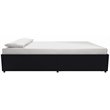 DHP Maven Faux Leather Upholstered Queen Platform Storage Bed in Black
