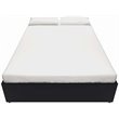 DHP Maven Faux Leather Upholstered Queen Platform Storage Bed in Black