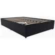 DHP Maven Faux Leather Upholstered Queen Platform Storage Bed in Black