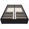 DHP Maven Faux Leather Upholstered Queen Platform Storage Bed in Black