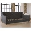 DHP Jordyn Velvet Upholstered Daybed In Gray | Cymax Business