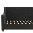 DHP Jordyn Velvet Upholstered Daybed In Gray | Cymax Business