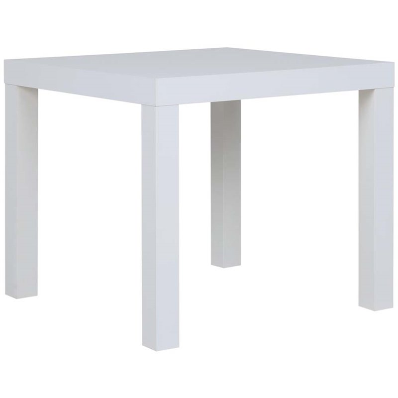 Dhp Parsons Square End Table In White 2094157 - White Square Parsons Coffee Table Dhp Parsons Square End Table In White 2094157 - White Square Parsons Coffee Table