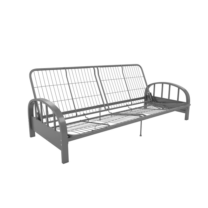 DHP Aiden Futon Frame in Silver Cymax Business