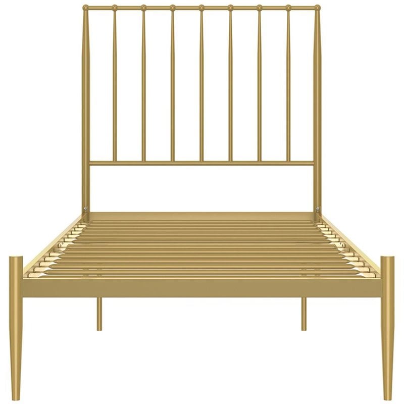 DHP Giulia Twin Metal Spindle Bed in Gold