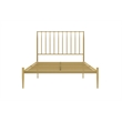 DHP Giulia Queen Metal Spindle Bed in Gold