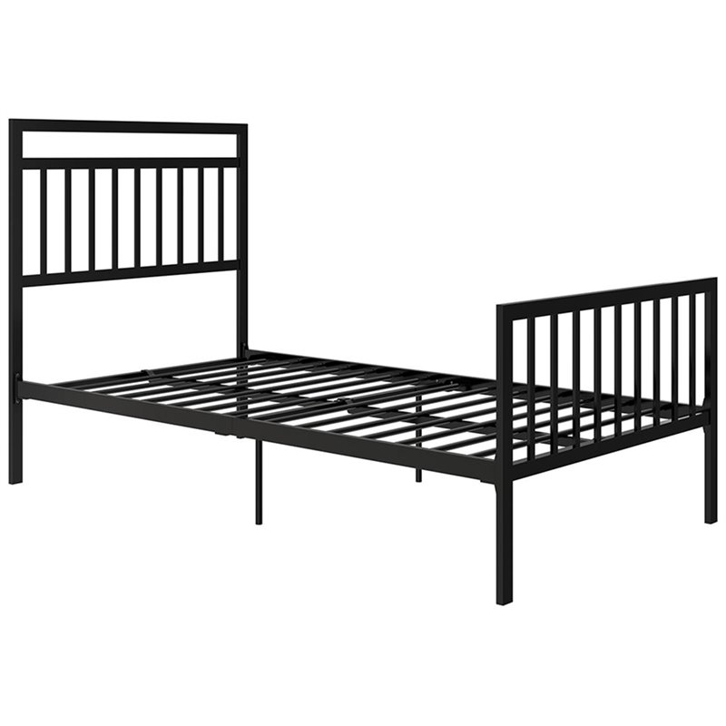 DHP Jackson Twin Metal Spindle Bed in Black Cymax Business