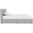 DHP Rose Tufted Twin Storage Panel Bed in Gray