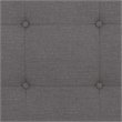 DHP Rose Tufted Twin Storage Panel Bed in Gray