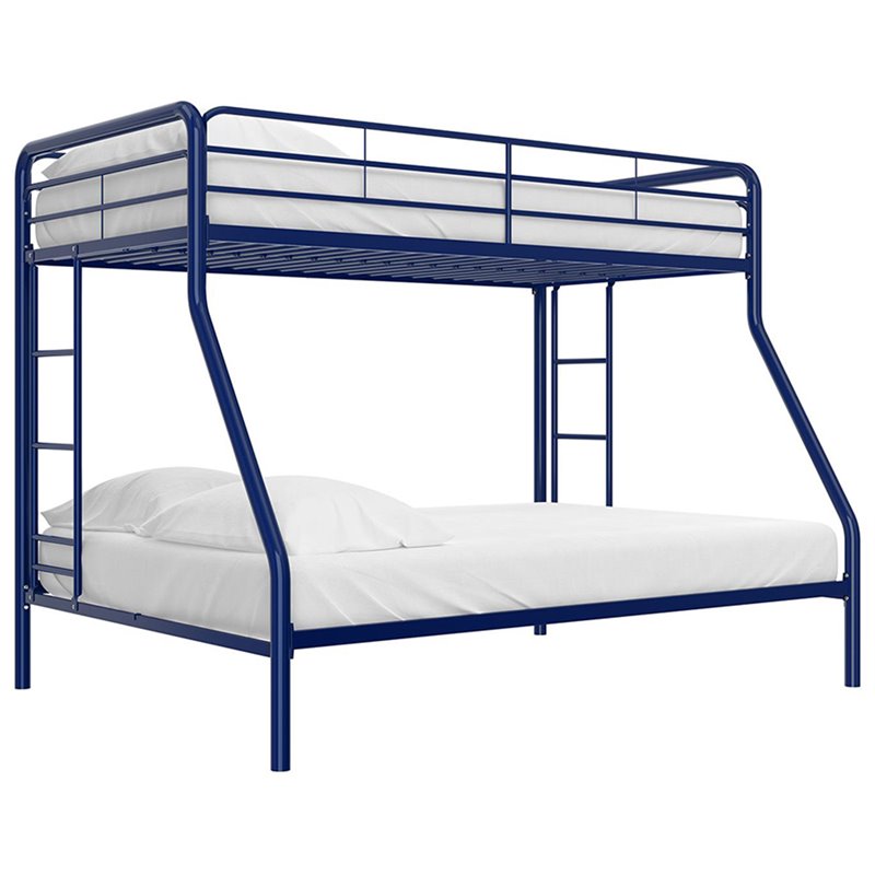 Dhp Twin Over Full Metal Bunk Bed In Navy 5418196