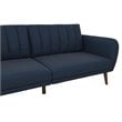 Novogratz Brittany Sleeper Sofa in Navy Blue
