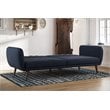 Novogratz Brittany Sleeper Sofa in Navy Blue