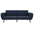 Novogratz Brittany Sleeper Sofa in Navy Blue