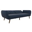 Novogratz Brittany Sleeper Sofa in Navy Blue