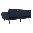 Novogratz Brittany Sleeper Sofa in Navy Blue