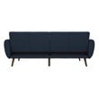 Novogratz Brittany Sleeper Sofa in Navy Blue