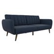 Novogratz Brittany Sleeper Sofa in Navy Blue