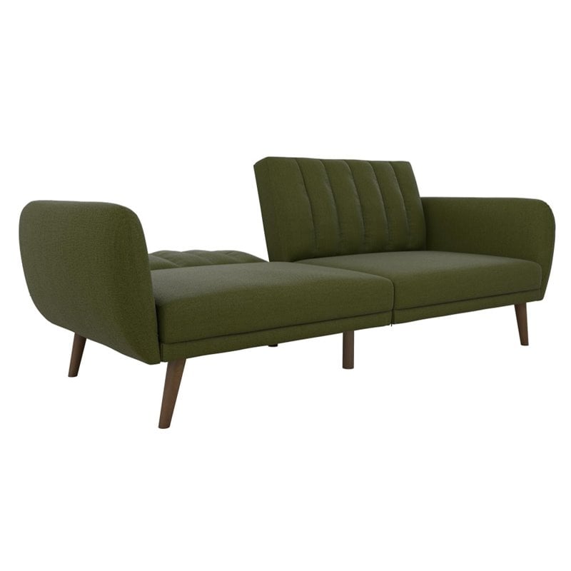 Novogratz Brittany Sleeper Sofa in Green