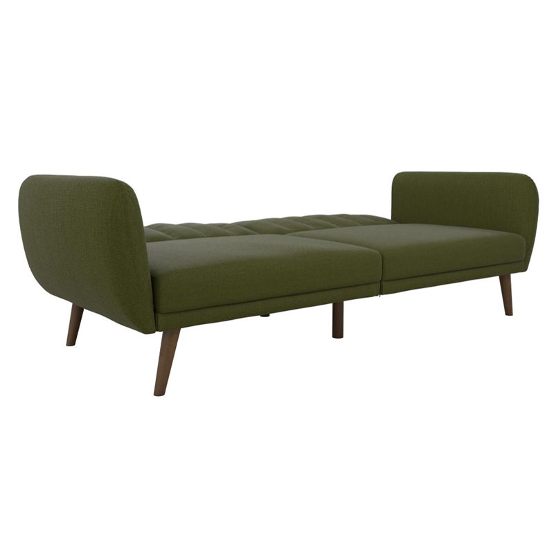 Novogratz Brittany Sleeper Sofa in Green