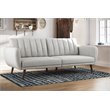 Novogratz Brittany Sleeper Sofa in Gray