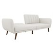 Novogratz Brittany Sleeper Sofa in Gray