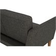Novogratz Regal Sleeper Sofa in Gray