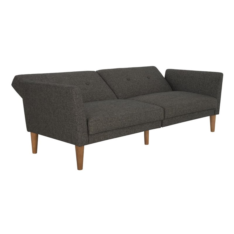 Novogratz Regal Sleeper Sofa in Gray