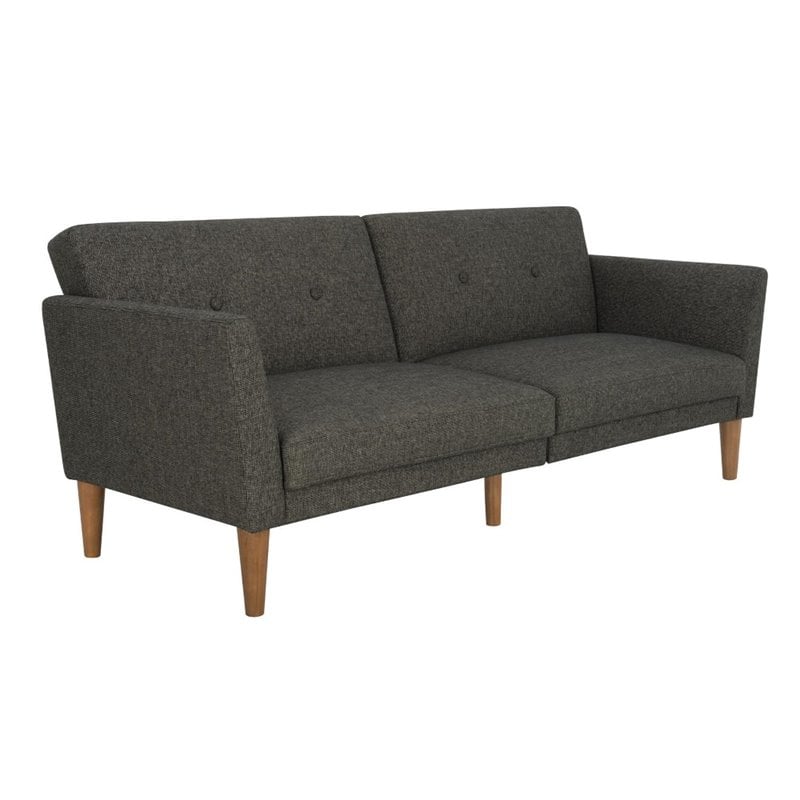Novogratz Regal Sleeper Sofa in Gray