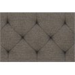 Novogratz Her Majesty Upholstered Queen Panel Bed in Gray