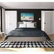 Novogratz Her Majesty Upholstered Queen Panel Bed in Gray