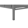 Novogratz Maxwell Twin over Full Metal Bunk Bed in Gray