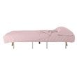 Novogratz 4 Piece Twin Futon Microfiber Sheet Set in Pink