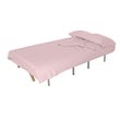 Novogratz 4 Piece Twin Futon Microfiber Sheet Set in Pink