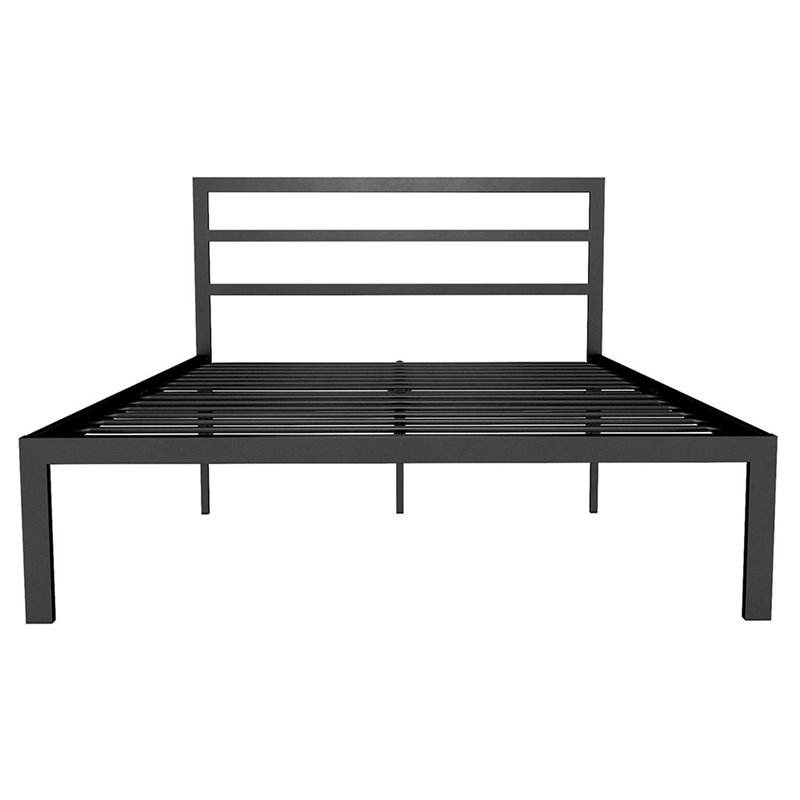 Signature Sleep Premium Full Metal Slat Bed in Black Cymax Business
