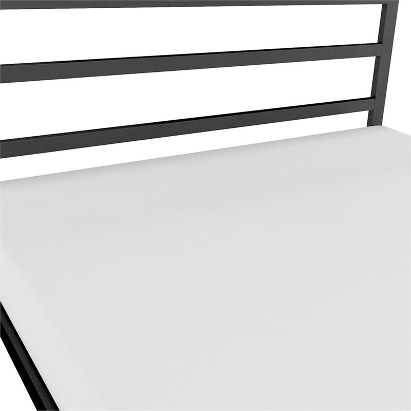 Signature Sleep Premium Full Metal Slat Bed in Black Cymax Business
