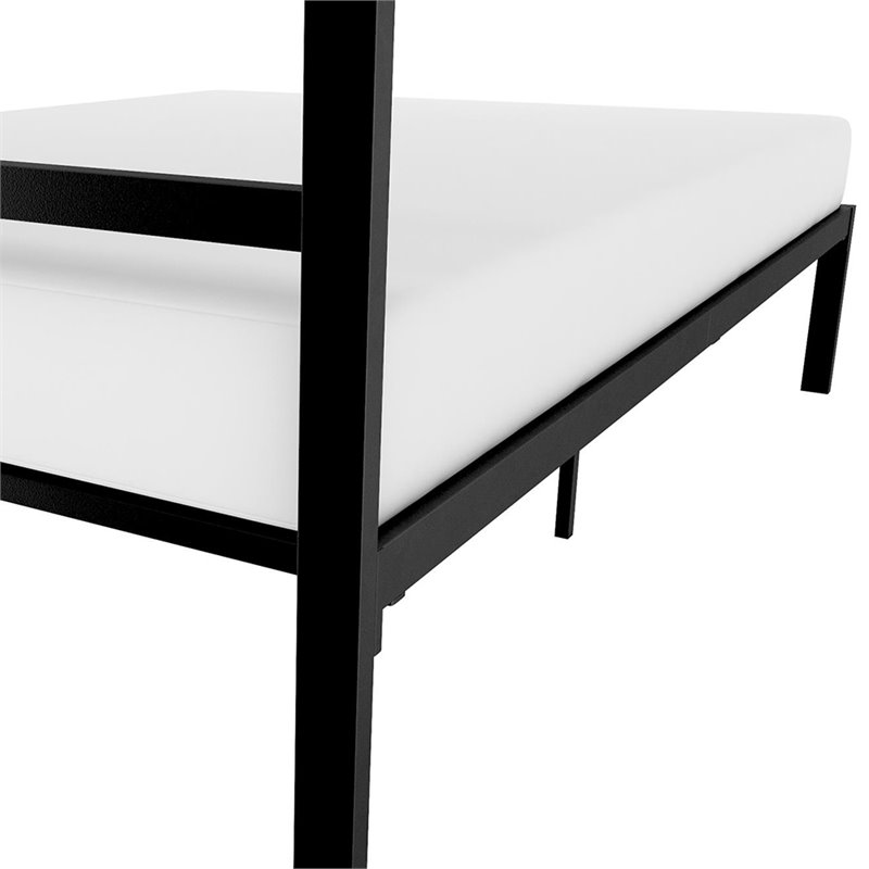 Signature Sleep Premium Full Metal Slat Bed in Black Cymax Business