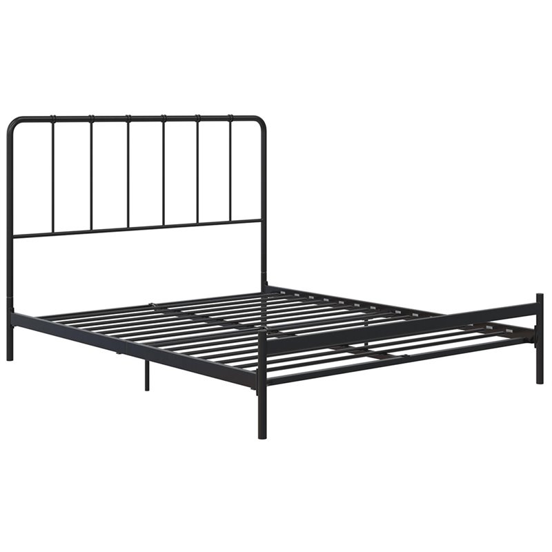 DHP Aubrey Full Metal Spindle Bed in Black Cymax Business