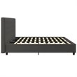 DHP Eva Tufted King Panel Bed in Gray