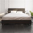DHP Eva Tufted King Panel Bed in Gray