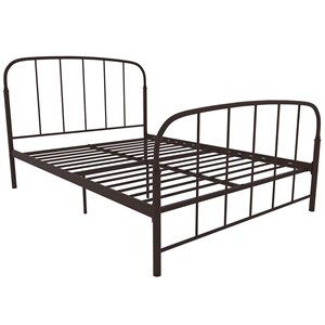 dhp lilia metal spindle bed in bronze