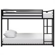DHP Mabel Full Over Full Metal Bunk Bed in Black