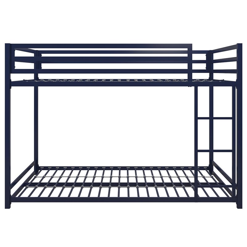 DHP Mabel Full Over Full Metal Bunk Bed in Blue