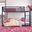 DHP Mabel Full Over Full Metal Bunk Bed in Blue