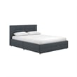 DHP Ryan Tufted Queen Storage Platform Bed in Blue