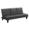 DHP Madison CupHolder Futon  in Black