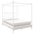 DHP Emerson Metal Canopy Bed in Full Size Frame in White